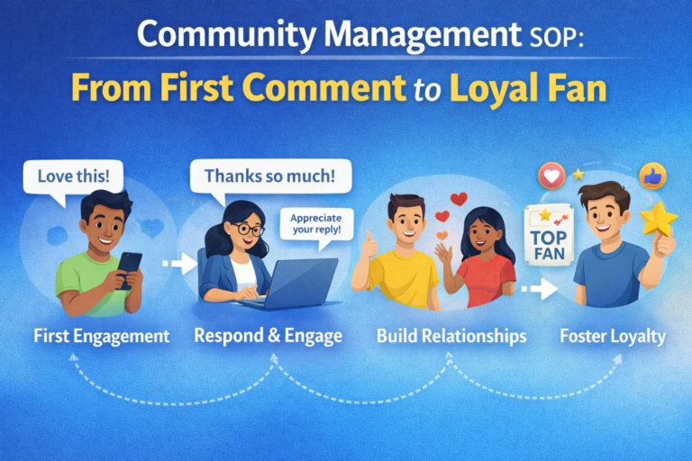 Community Management SOP: From First Comment to Loyal Fan