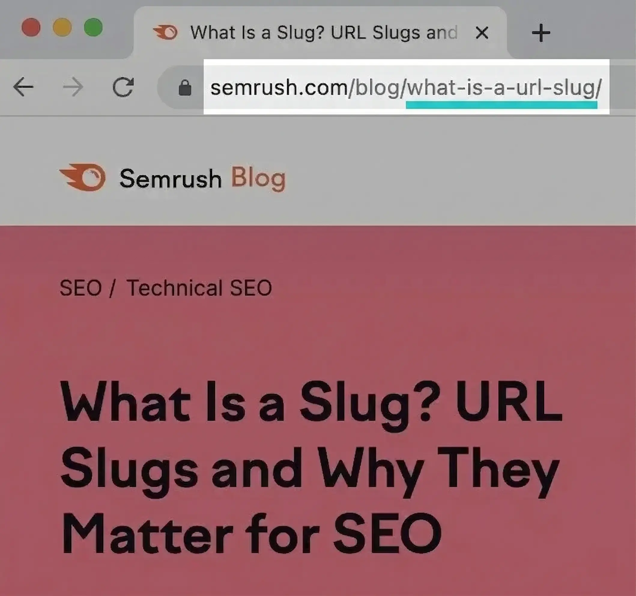 what is a url slug
